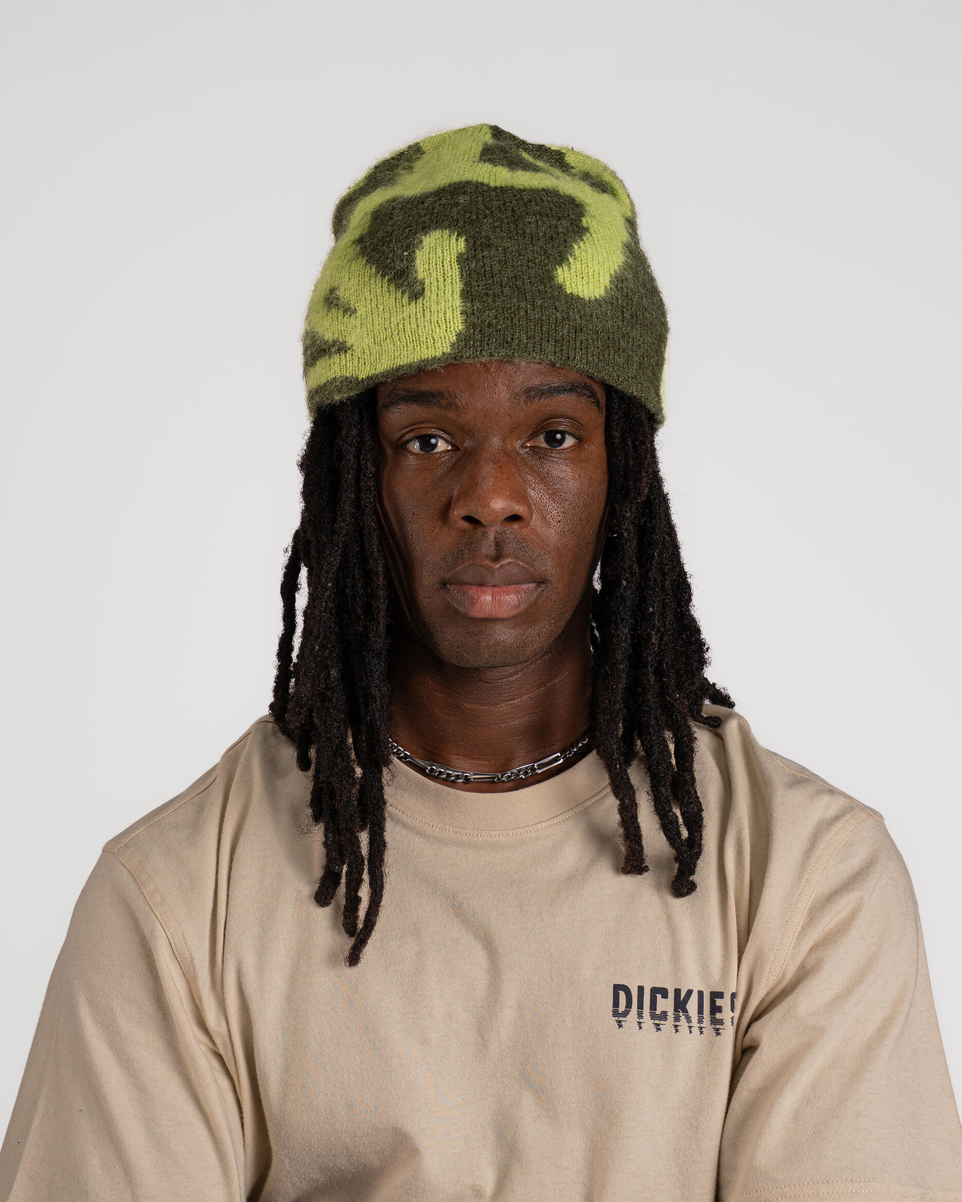 Gramicci MOHAIR BURLY RUNNINGMAN BEANIE | G5FA-151-CHT | AFEW STORE